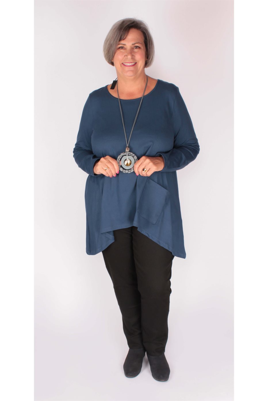 Blue Tunic with Pocket